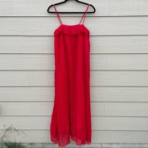Spaghetti strap, Long Red Maxi Dress Women’s Free Generation